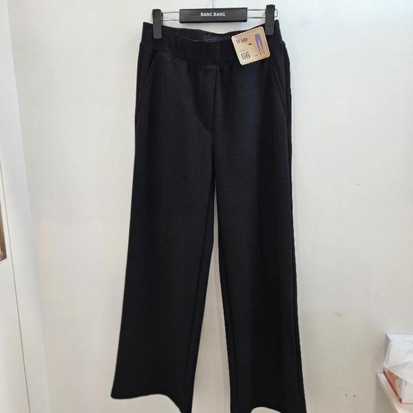 BANG BANG HC19 女性用冬ワイドフィットウエストバンド起毛スパンパンツ NPL81 (S42040397)