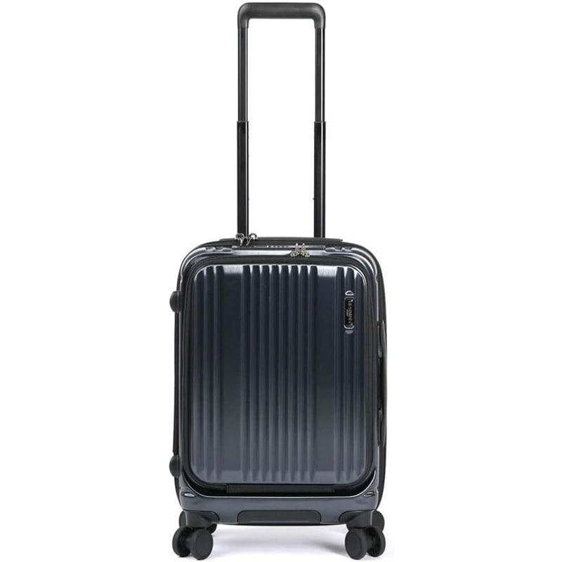 バーマス スーツケース BM インターシティ フロントオープン48c 紺 キャリーケース 35L 静音キャスター 6052060