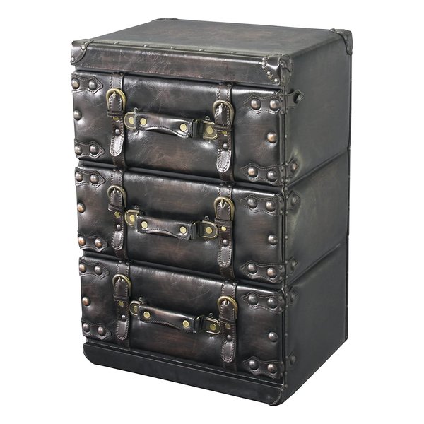 チェスト3D 3段 ダークブラウン W41×D31×H60 IW-873