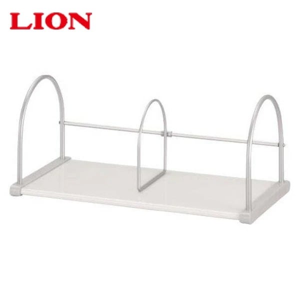 デスクラック スライド可動式 2段タイプ S-450 ライトグレー