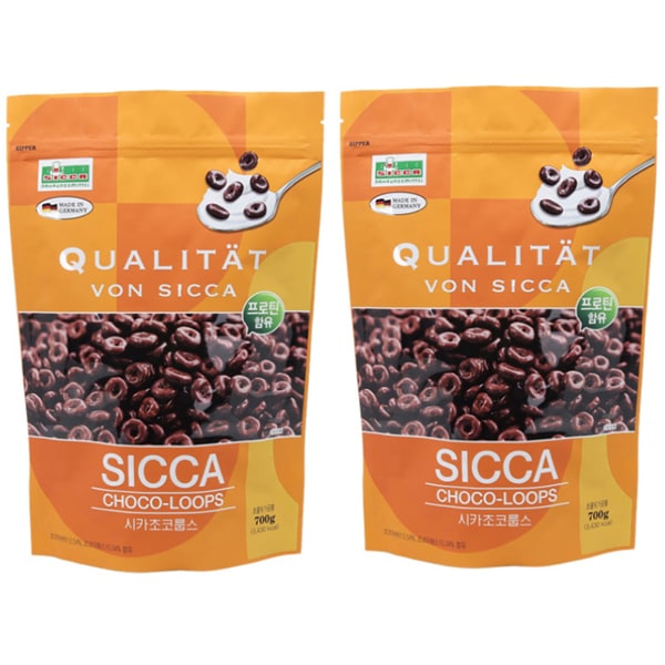 【1+1】CHOCO LOOPS ヨーグルト トッピング CHOCO リング ミルク 大容量 CHOCO リング 700gx2セット