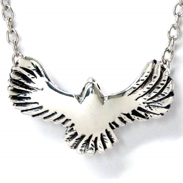 インディアンジュエリー ペンダント ネックレス イーグル 鷲 3D 立体型 ウイング 翼 メンズ シルバー925 5,535円