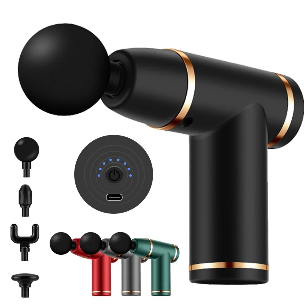 フィットネス 新品マッサージ器 マッスルマッサージガン 背中の電気パーセンタイル ボディカラー ディープリラックス