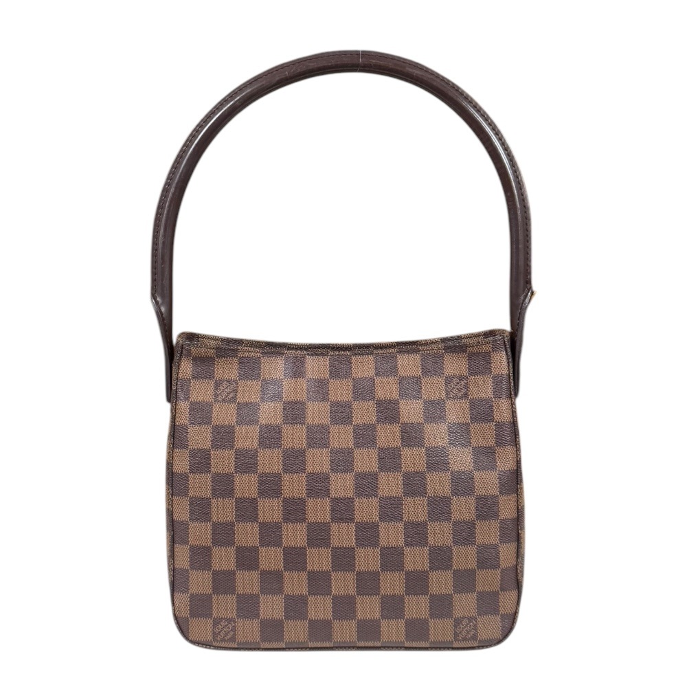 ルイヴィトン ルーピングMM SPO ダミエ ショルダーバッグ ダミエキャンバス N51157 ブラウン LOUIS VUITTON 中古
