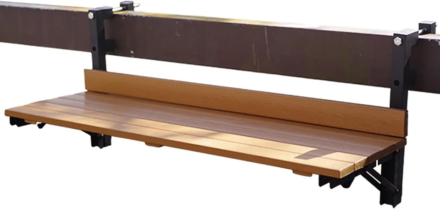 壁掛けサイドテーブルバルコニー折りたたみダイニングテーブル屋外サイドテーブル折りたたみバルコニー吊り下げテーブル(White)