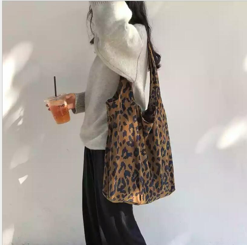 トートバッグ レオパード ショルダーバッグ 韓国 ファッション 雑貨 かわいい おしゃれ 北欧 送料無料 [K] (T)
