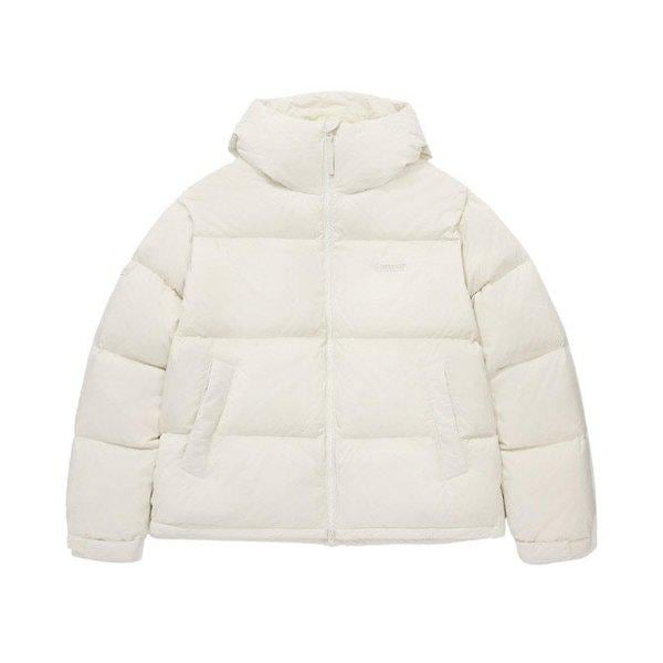 パディング CQK CO2404DP03-IV RDS シービック オリジン フード ショート パファー アイボリー