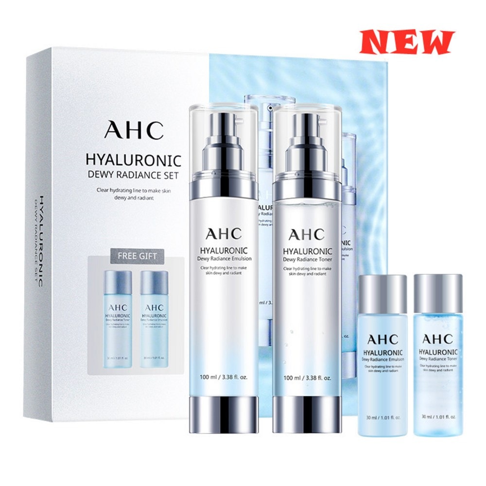 AHC 栄一氏 ヒアルロニックスキンケア 2種セット NEWマスクパック 1枚贈呈