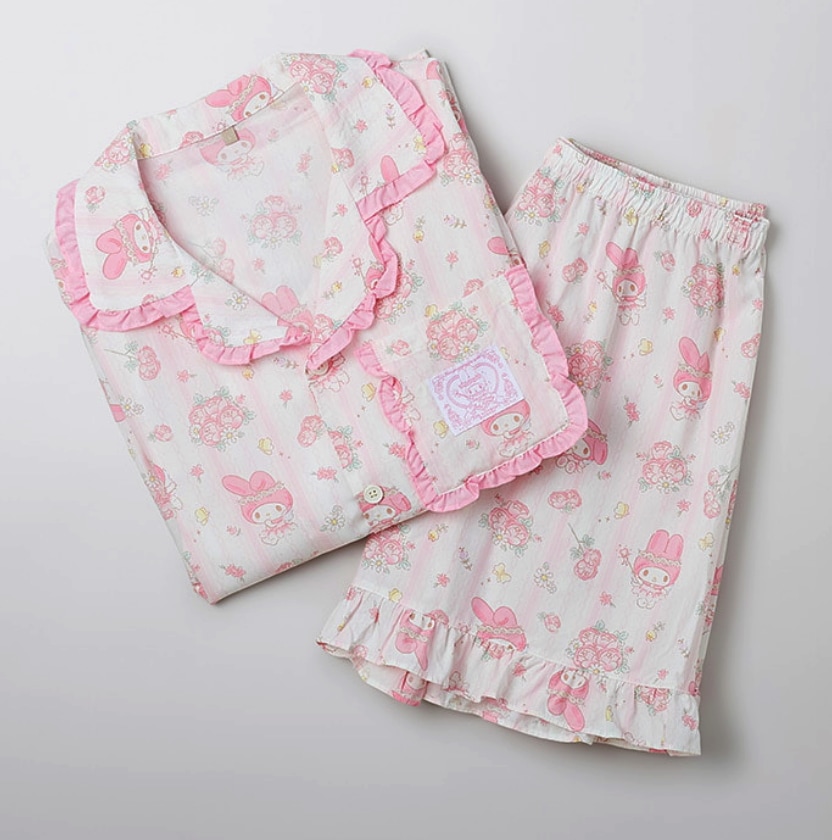 [サンリオキャラクターズ] マイメロディ 50周年 半袖 パジャマ IVORY 5,005円