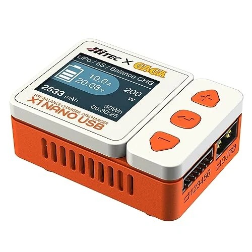 ハイテック マルチプレックス ジャパン X1 NANO USBバランス充放電器 通常モデル (レディオGaGa) 44343 日本正規品 ラジコン RC バッテリー メーカー保証1年