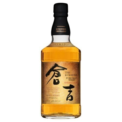 松井酒造 マツイピュアモルトウイスキー 倉吉 シェリーカスク 43度 700ml6本【北海道沖縄県東北四国九州地方は必ず送料がかかります】