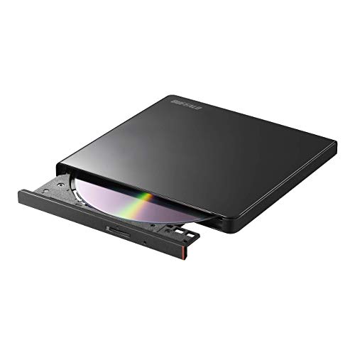 BUFFALO ポータブルDVD/CDドライブ USB2.0規格USB3.0ポート搭載のパソコンでも
