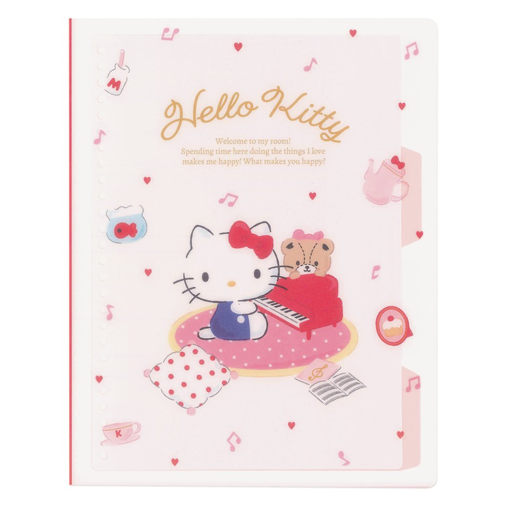 【美品】Sanrio ハローキティ　バインダー　ルーズリーフ　クリップ　セット Amazon.co.jp: サンリオ(SANRIO) サンリオ 新生活 バインダー