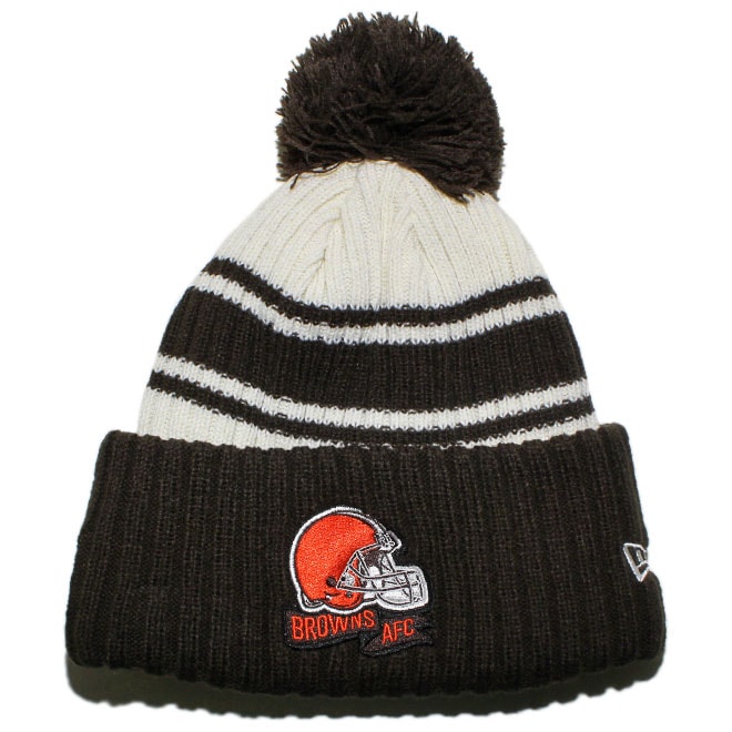 ニット帽 ビーニーキャップ 帽子 メンズ レディース NFL クリーブランド ブラウンズ ワンサイズ