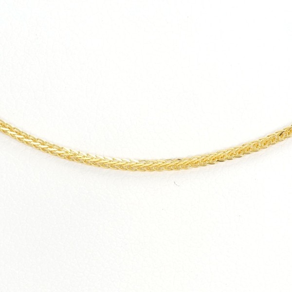 K24 24金 YG イエローゴールド ネックレス 総重量約2.1g 約42cm ジュエリー 中古