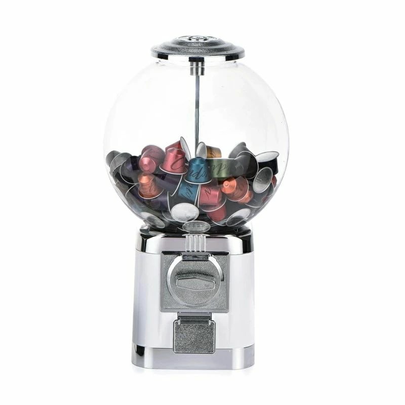 ガチャガチャ 本体 ガチャマシン レトロ 機械 楽しいカプセルマシン ガチャマシーン ドーム型 カプセルトイ 硬貨用 自販機 おもちゃ 業務用 家庭用 楽しいカプセルマシン 景品 ビンゴ くじ プレゼ