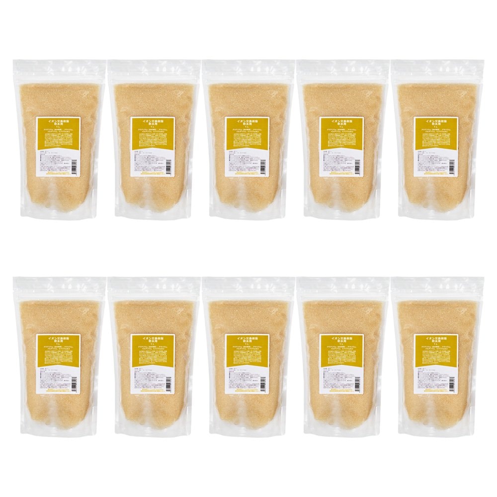 イオン交換樹脂　軟水用　１０Ｌ（１ＬX１０袋）　ＣＲＣ10―03―20―99―00