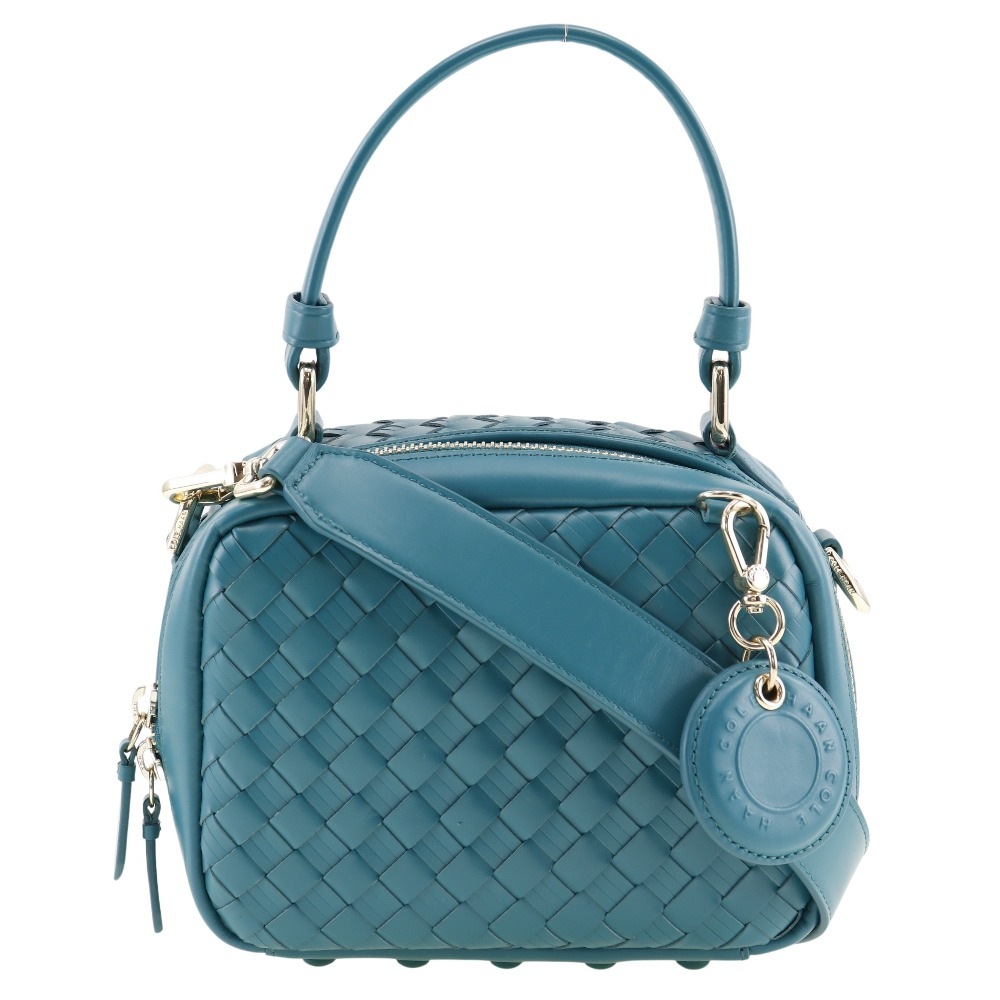 ウォーブン ショルダーバッグ レザー レディース 中古品 Aランク