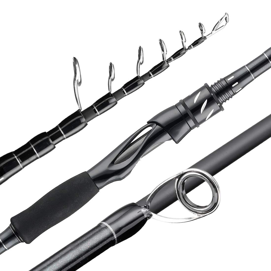 SeaKnight Sange II M MH 2.1M 2.4Mカーボンロッドテレスコピックフィッシングロッドベイト/スピニングロッドトラベルロッド7-25g 8-18LBフィッシング