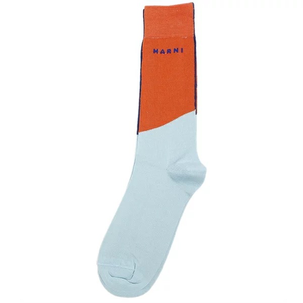 靴下 ソックス ブルー マルチ メンズ SKZC0104Q0 UFC128 INB22