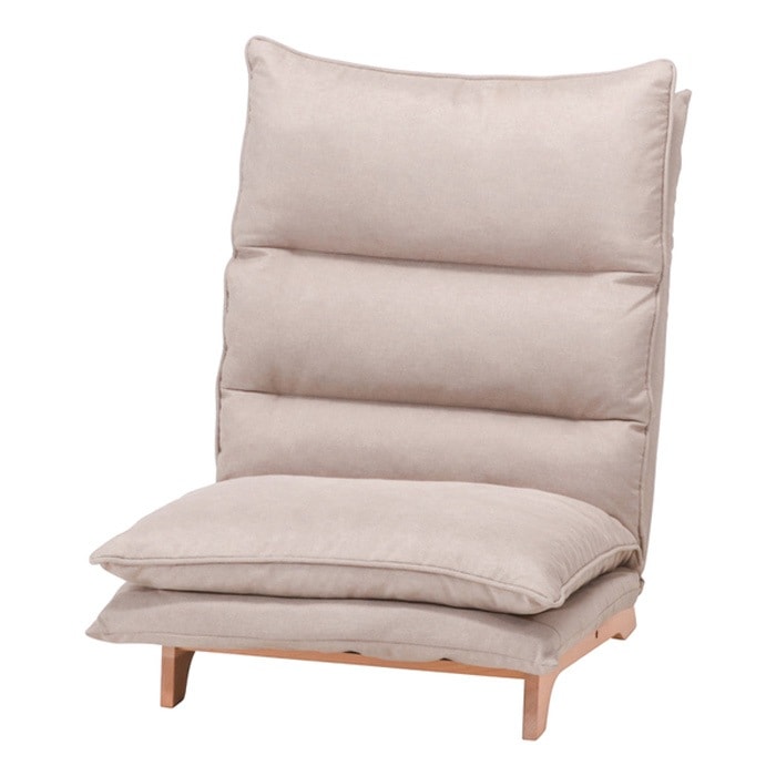 不二貿易 ダブルクッション座椅子 フィット2 1P BE fj-19206 ベージュ座椅子