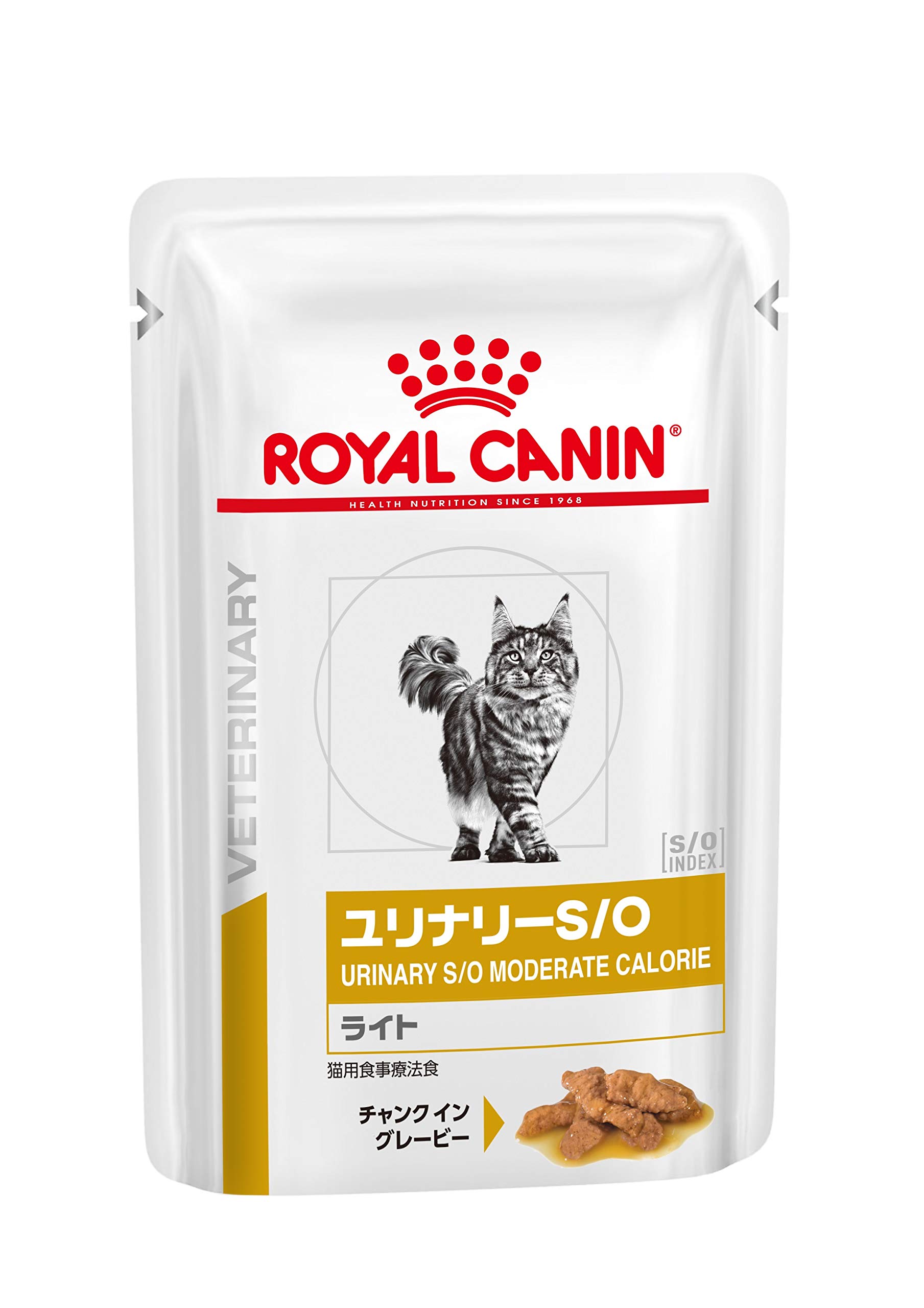 ［食事療法食］ロイヤルカナン ベテリナリーダイエット 猫用 ユリナリーS/Oライト ウェット パウチ 85g×24コ