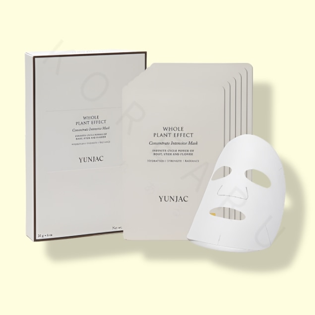 ユンジャク 草花 コンセントレイト インテンシブ マスク （20g x 6枚） 韓国 高級 マスクパック フェイスパック プレゼントにも おすすめ