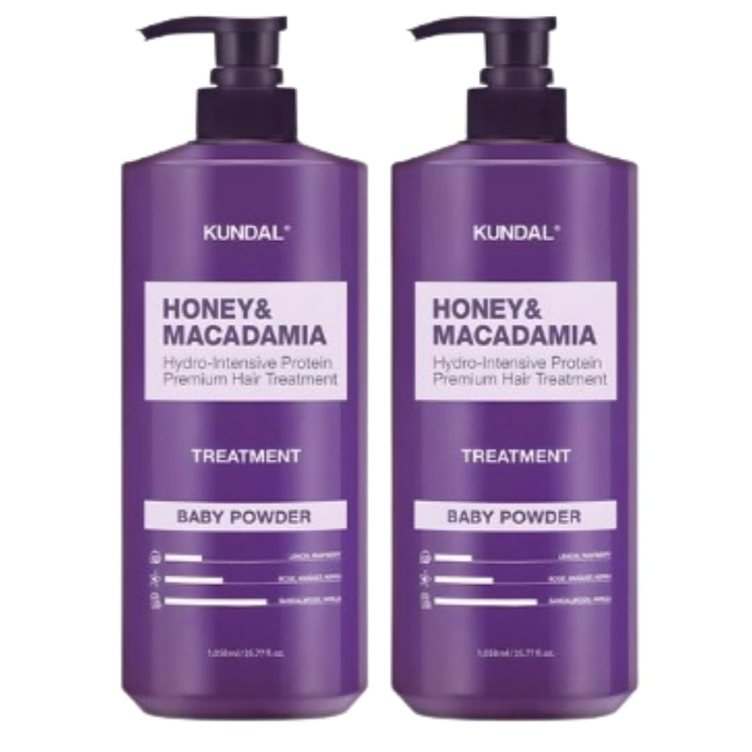 ハニーアンドマカダミア ヘアトリートメント ベビーパウダーの香り1058ml2個