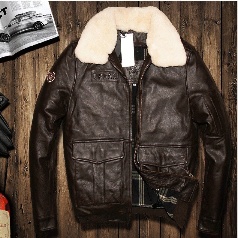 バイクジャケット　ライダースジャケット　本革　レザージャケット　ジャケット　ファー付き　革ジャン　新 19,839円