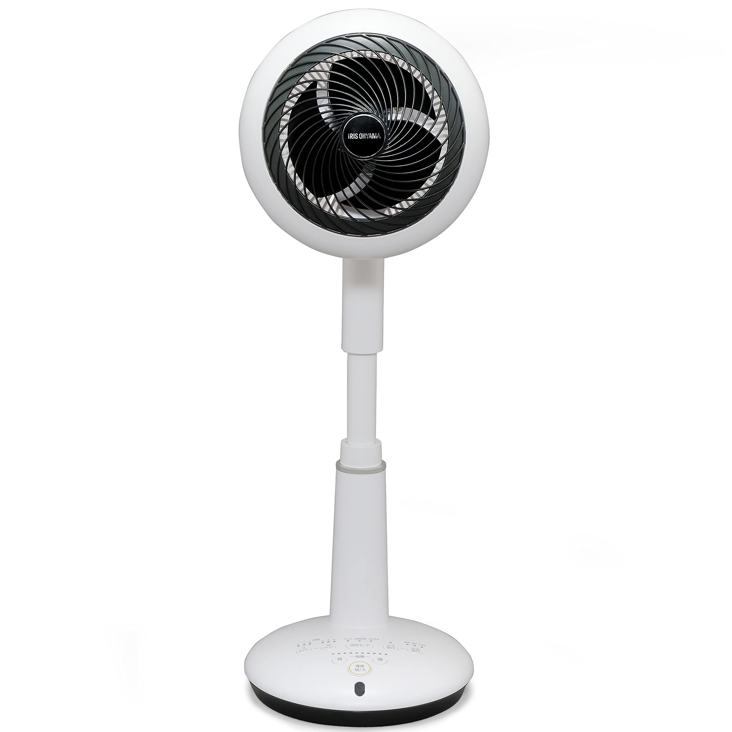 【節電対策に】 扇風機 サーキュレーター [2022モデル]上下左右首振り 24畳 パワフル送風 DCモーター リモコン付き 衣類乾燥モード搭載 ホワイト KSF-DC151T