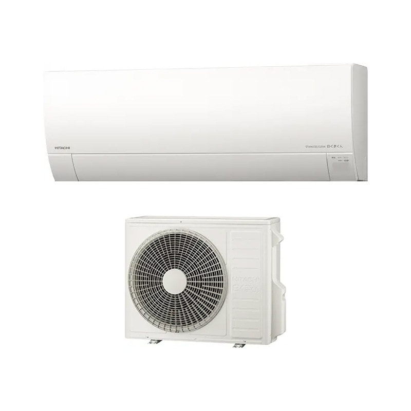 エアコン おもに23畳 白くまくん MJシリーズ 2024年モデル 薄型モデル 凍結洗浄 カビバスター 省エネ節電 単相200V RAS-MJ71R2-W