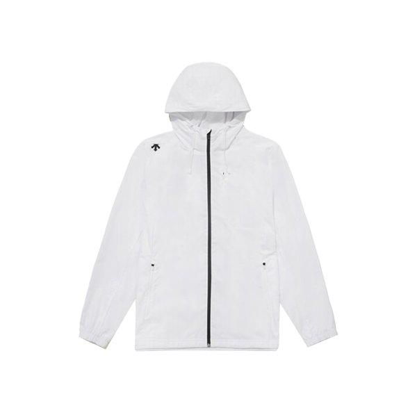 デサント共用フード付き裏地ジャケット2SQ123XJK11-WHT0