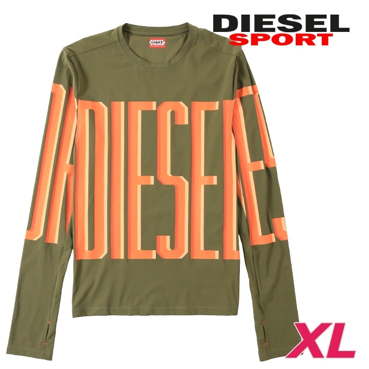 長袖Tシャツ カットソー メンズ AMTEE-LAUREN-WT17 ロゴプリント 吸汗速乾 die-m-t-g4-558