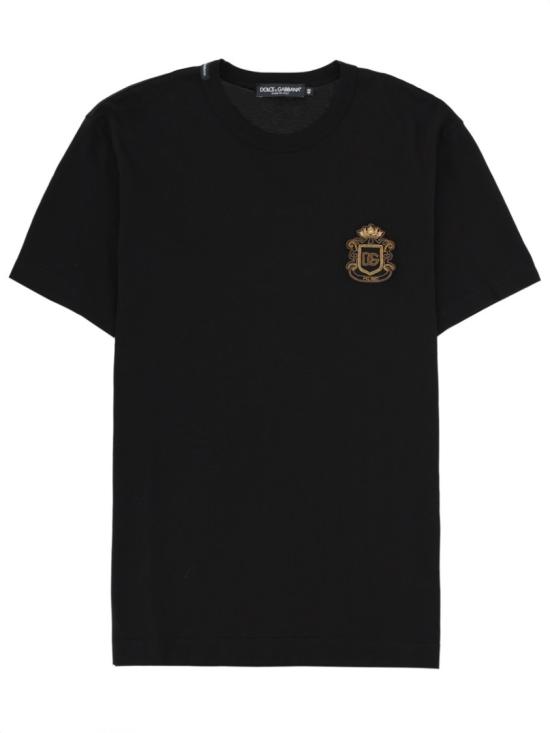 DOLCE & GABBANA Men T-Shirts G8PT1Z G7PZUN0000 Black