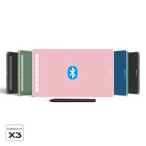 XPPenペンタブ Deco LW 10x6型 ワイヤレス 新世代デジタルペン 4色選択 初心者向け