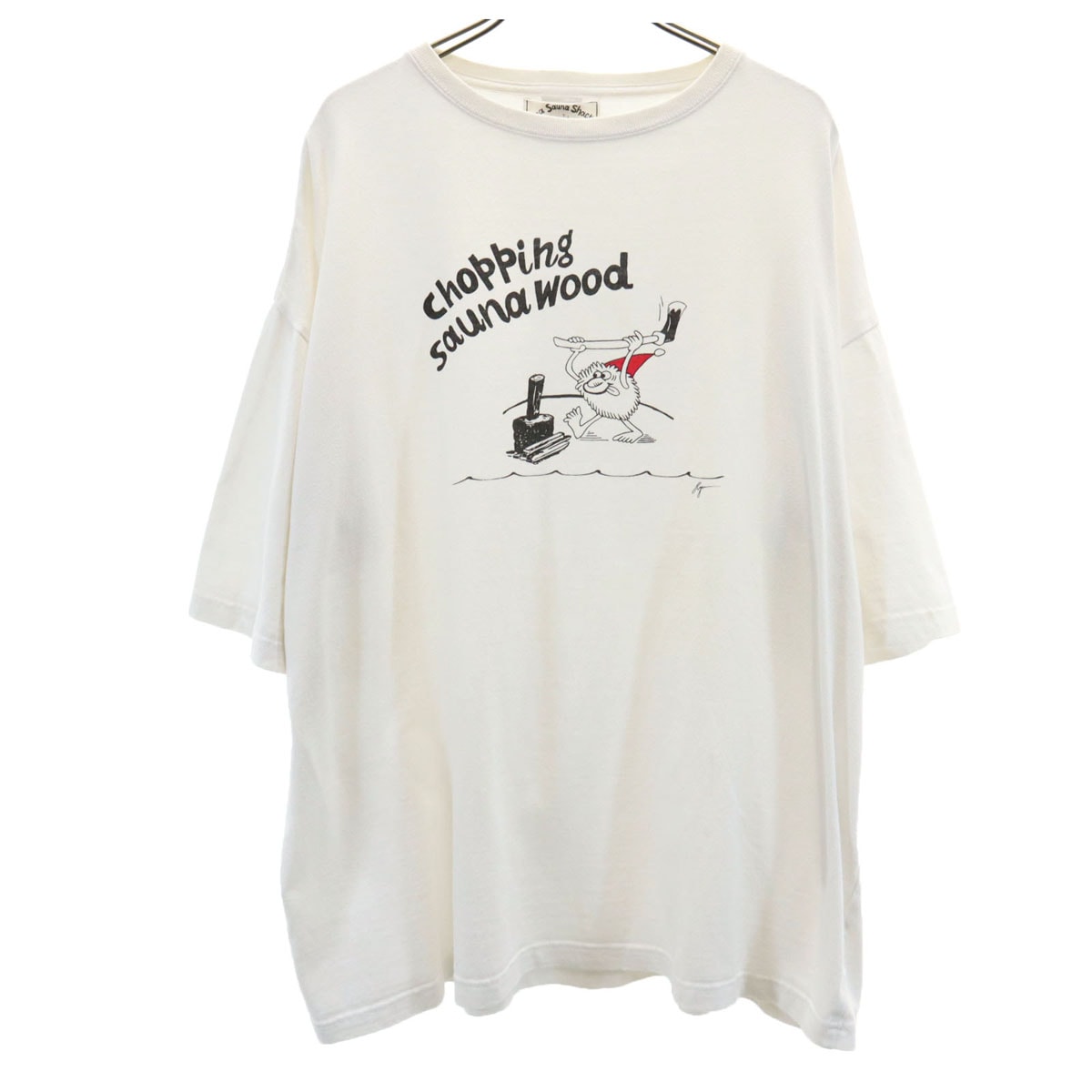Sea Sauna Shack シーサウナシャック 半袖 Tシャツ XL ホワイト メンズ 古着