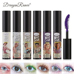 マスカラ 防水 つけまつ毛効果 自然カール 濃密 カラー ブルー パープル ブラウン ホワイト