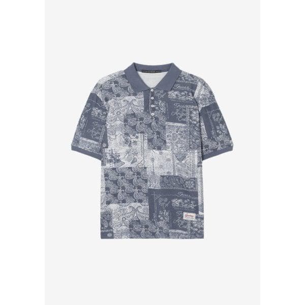 MQ2K1471 メンズバンダナ半袖カラーTシャツ