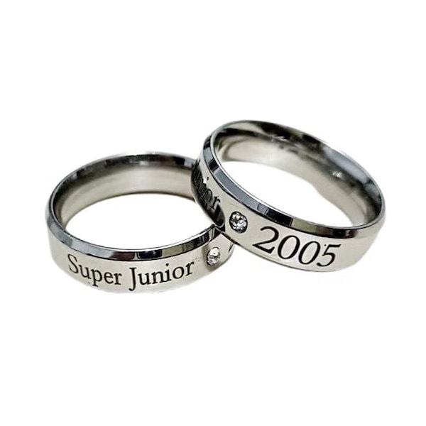 今夜まで値下げ!! SUPER JUNIOR イェソン リング 指輪(サイズL) イェソンがデザインELFとのカップルリング smtown&store