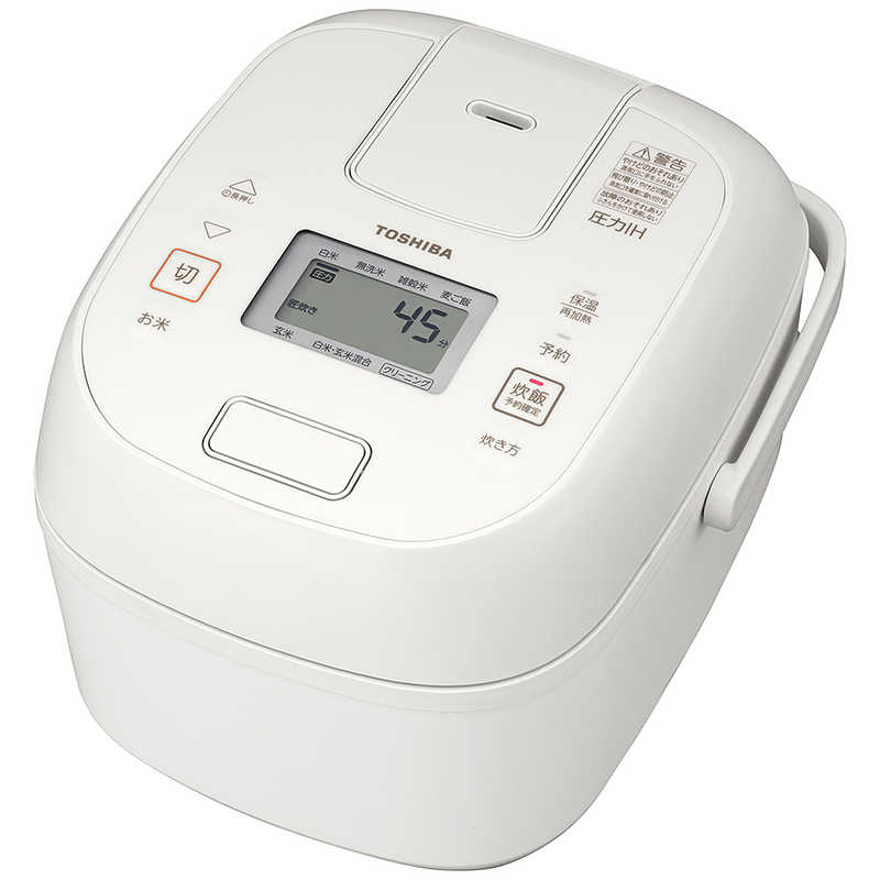 東芝 TOSHIBA 圧力IH炊飯器 3.5合炊き ミルキーホワイト RC-6PXX-W
