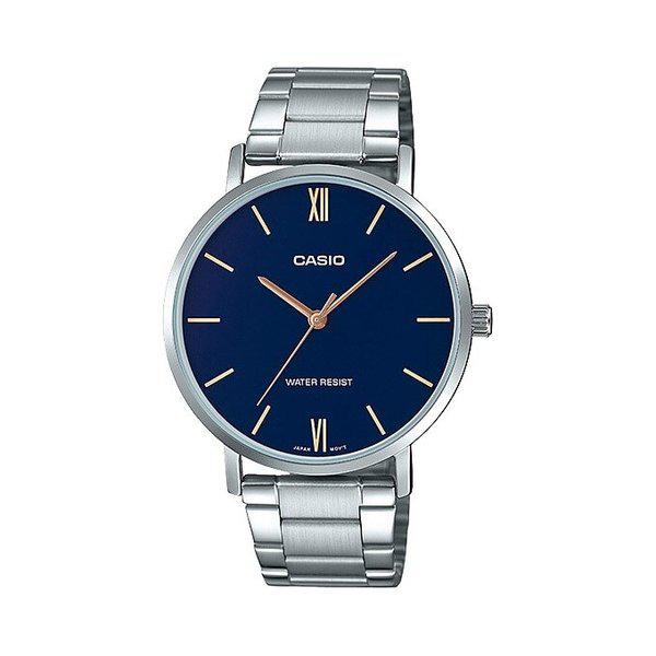 男性用メタル腕時計 MTP-VT01D-2B