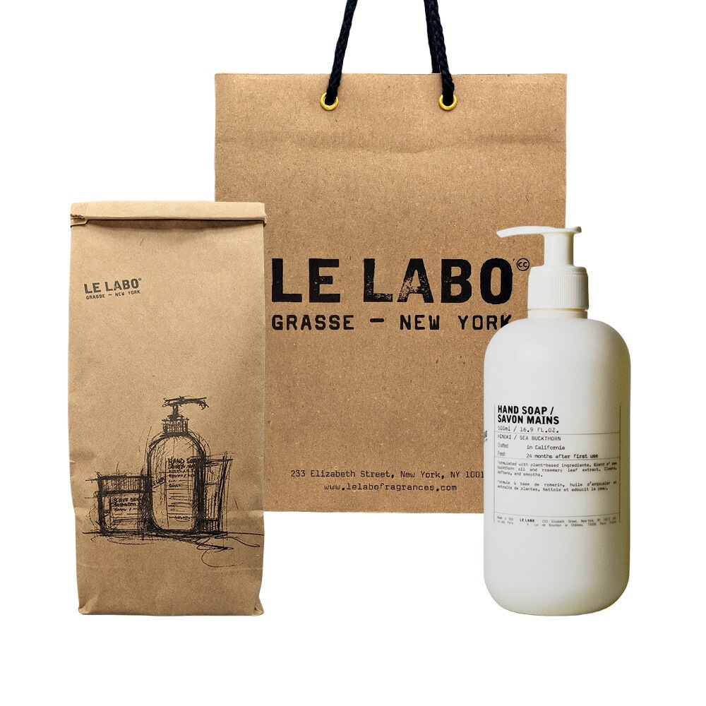 【国内正規品】LE LABO ル ラボ HAND SOAP (ル ラボ ハンド ソープ) HINOKI/ヒノキ 250ml500ml ショッパー付き プレゼント　ギフト　紙袋付き 母の日 プ