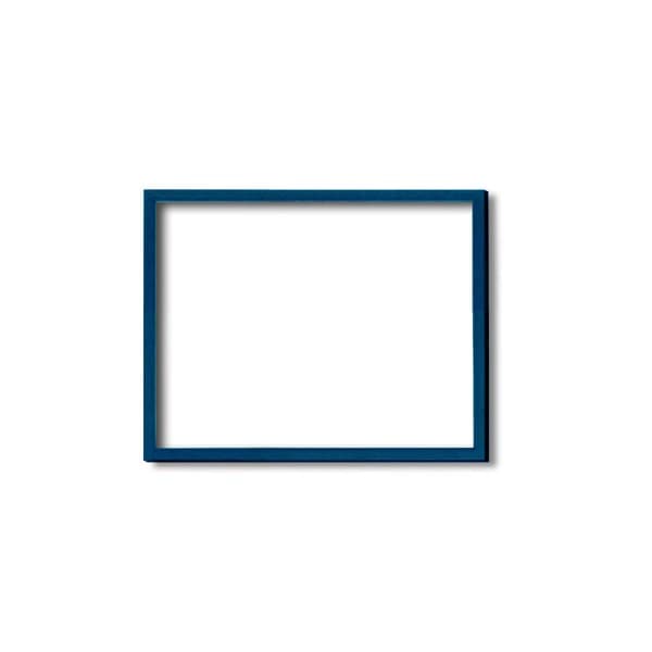 木製額色あせを防ぐUVカットアクリル デッサン額 太子サイズ（379288mm）ブルー 壁掛けひも付き 化粧箱入り