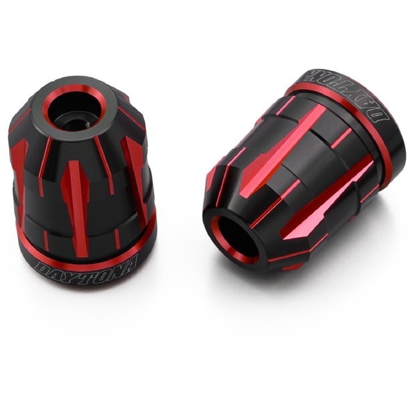 D37030 PREMIUM ZONE バーエンド ヤマハ(M6)用 TECHNO レッド