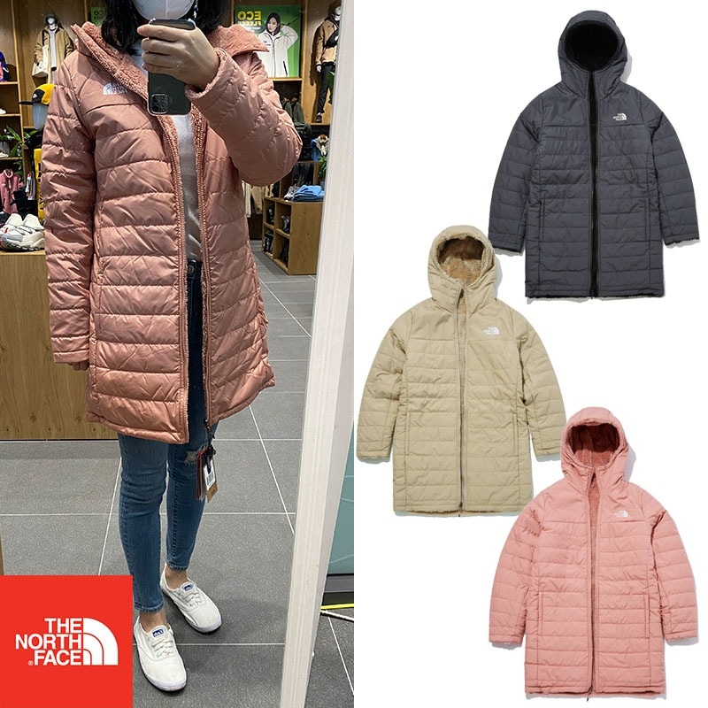 韓国正規品保証 関税負担なし NJ3NL81 W MOSSBUD INSULATED REVERSIBLE PARKAデイリー 基本 着装 男子 女子 人気 韓国 ファッション 男女共用 アウトドア