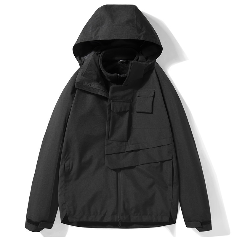 全熱封アウトドア突撃衣秋冬20登山服トリプル防風通気保温コート