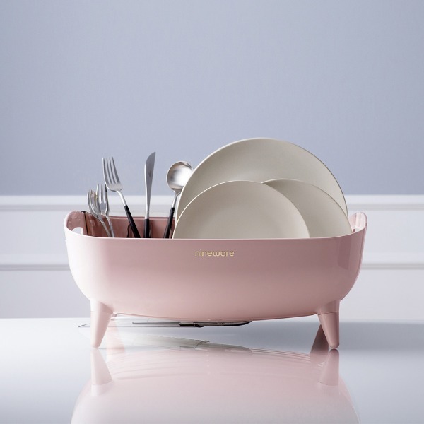 ボリューム食器脱水バスケットワイドカラーエディション（3色）脱水ラック食器保管収納バスケット脱水トレイ