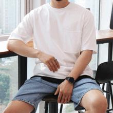 WMGレイヤードウォッシングポケット半袖Tシャツ