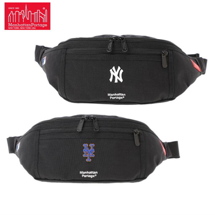 正規品　MLB アレイキャット ウエスト バッグ ヤンキース メッツ ブラック 1101-MLB BLK