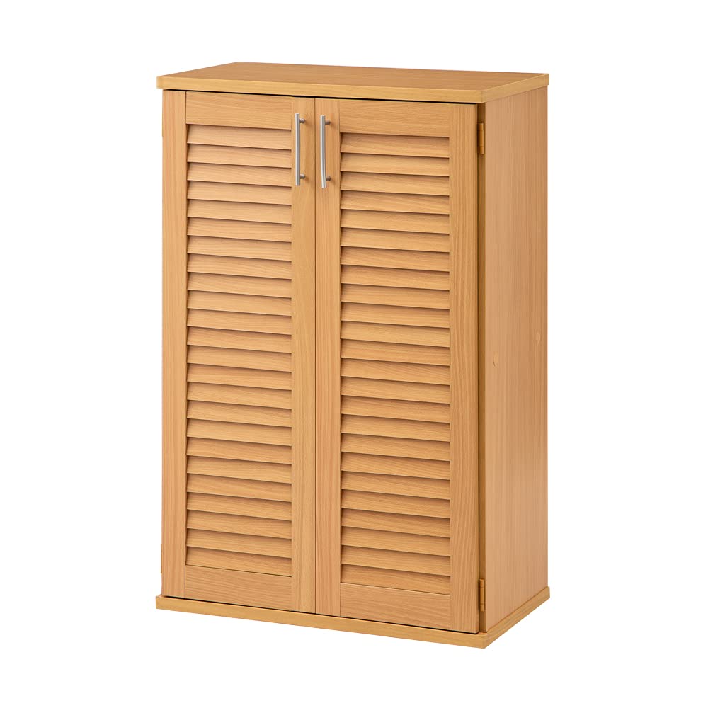 アイリスプラザ シューズボックス 靴箱 下駄箱 玄関収納 幅60 ナチュラル 99877